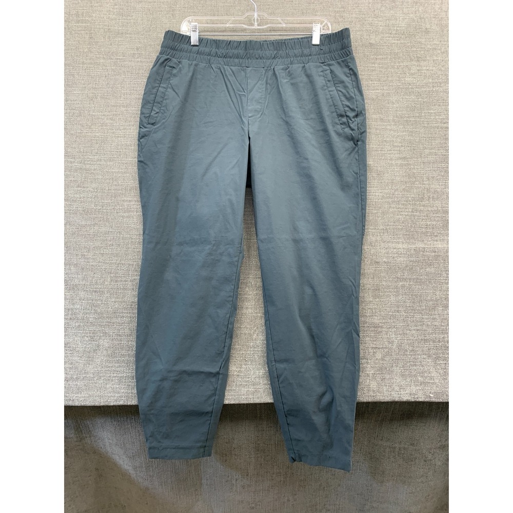 Modern Ambition Tapered Pants Mens XL Gray Flat Front Elastic Waist Ankle Zip